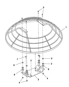 Blade Group (80003063) Diagram and Parts List for 866056-EX436-T  Briggs and Stratton Lawn Tractor Accessories